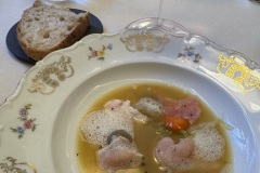 Shabu-shabu di coniglio arrosto